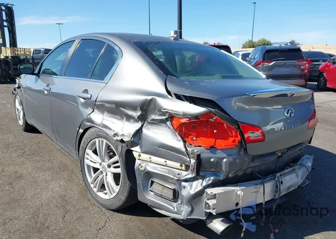 2012 Infiniti G37 Journey z USA, uszkodzony, nr VIN JN1CV6AP9CM623453